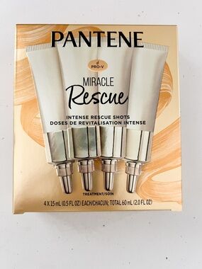 NWT: Pantene Pro-V Intensive Miracle Rescue Hair Treatment 4 treatments
